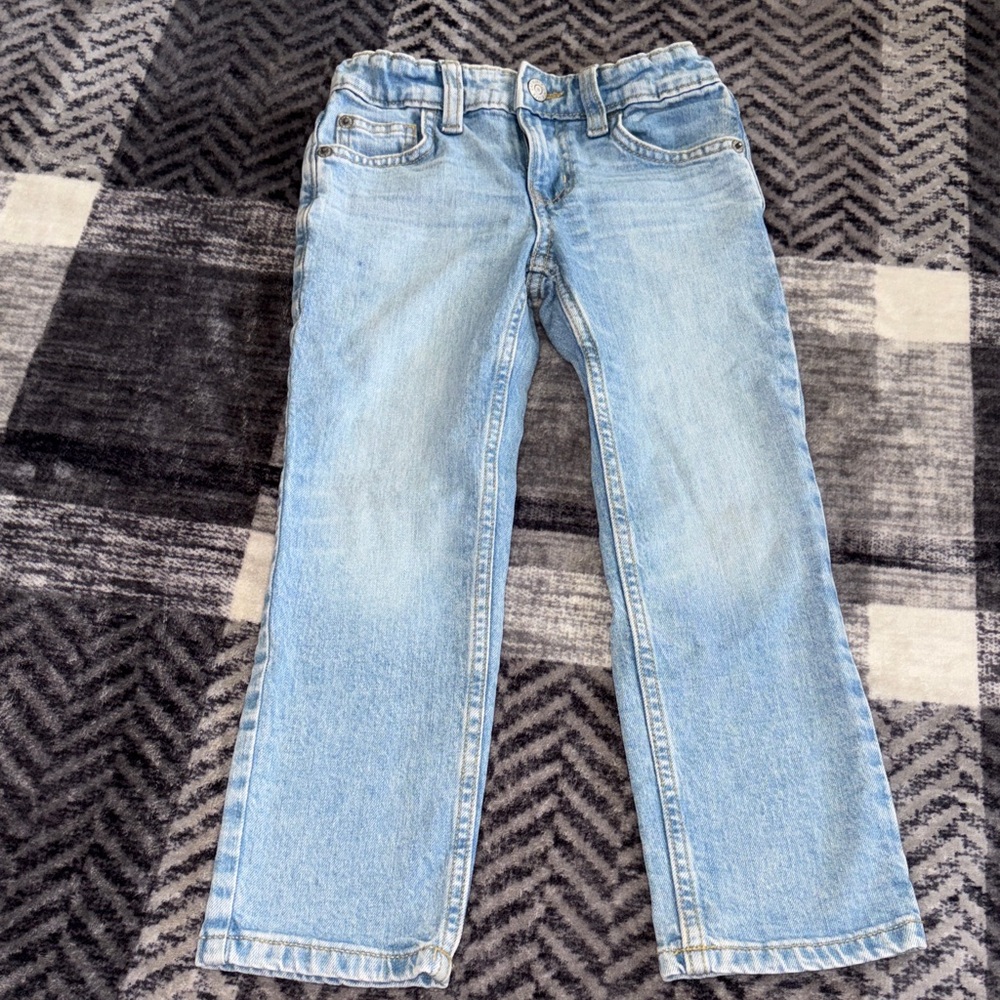 🐢Cat & Jack Light Blue Kids Jeans - Picture 3 of 4